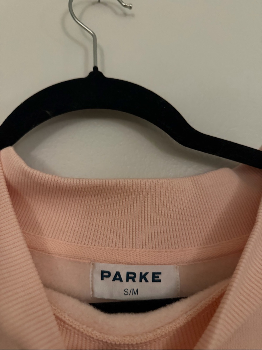 NEW PARKE Pink Fleece Mockneck Sweatshirt - Picture 7 of 9